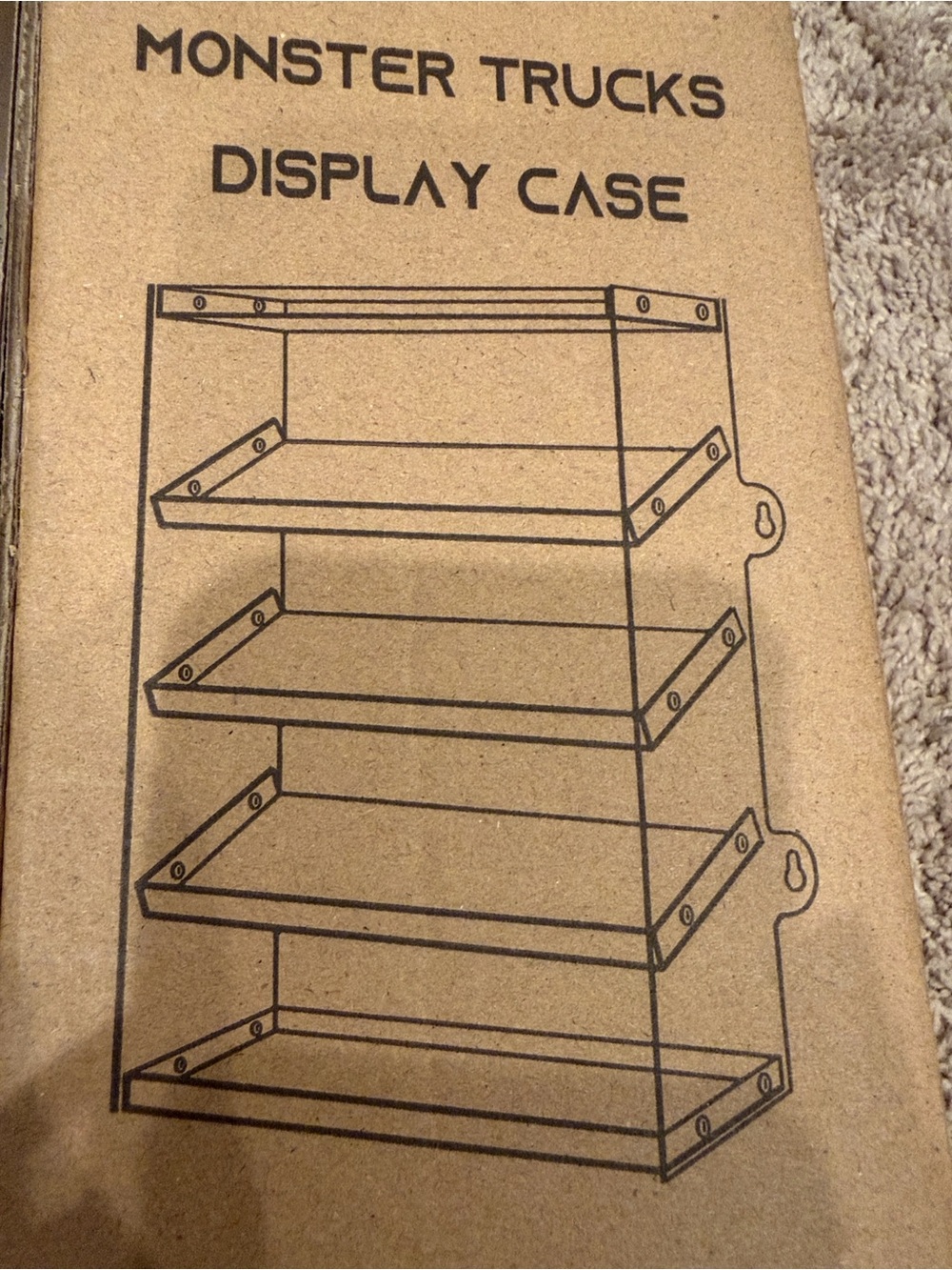 New! Monster Truck Display Case